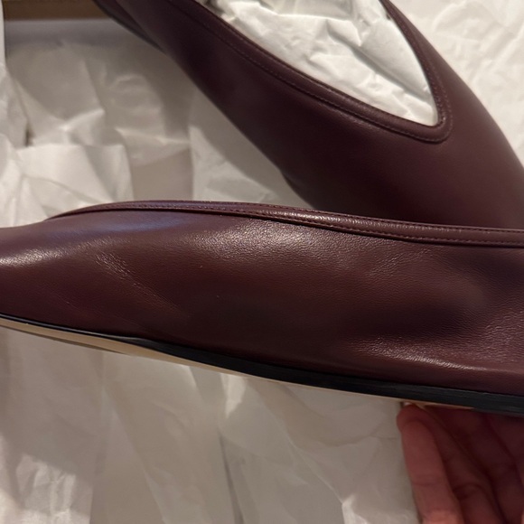 Le Monde Béryl Oxblood Flats - Picture 4 of 6
